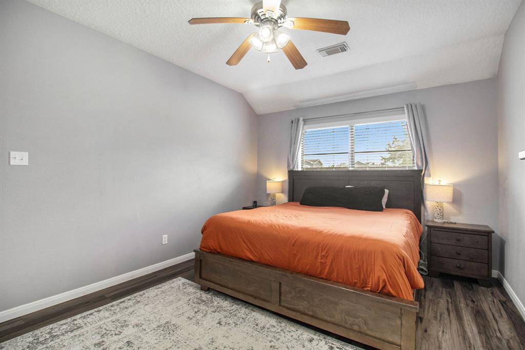 Large window allows natural light to flood to room with natural light.