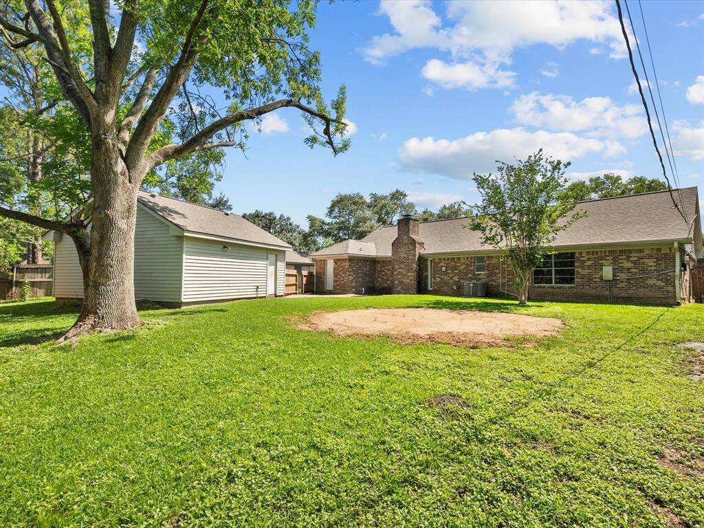 Spacious lot- plenty of room for a pool and other outdoor activities!