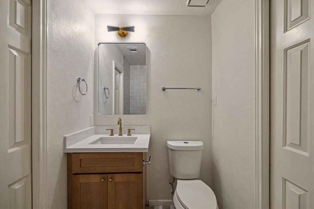 UPDATED FULL BATHROOM UPSTAIRS.