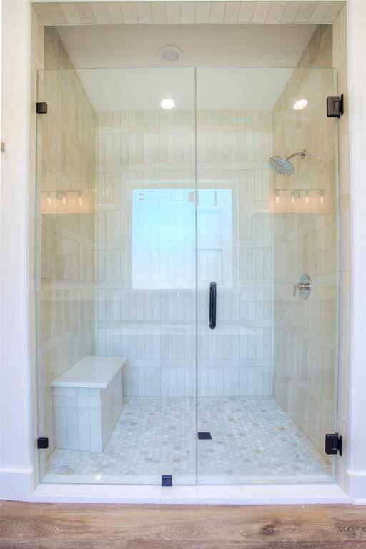 Walk-In Shower in Primary Bath.