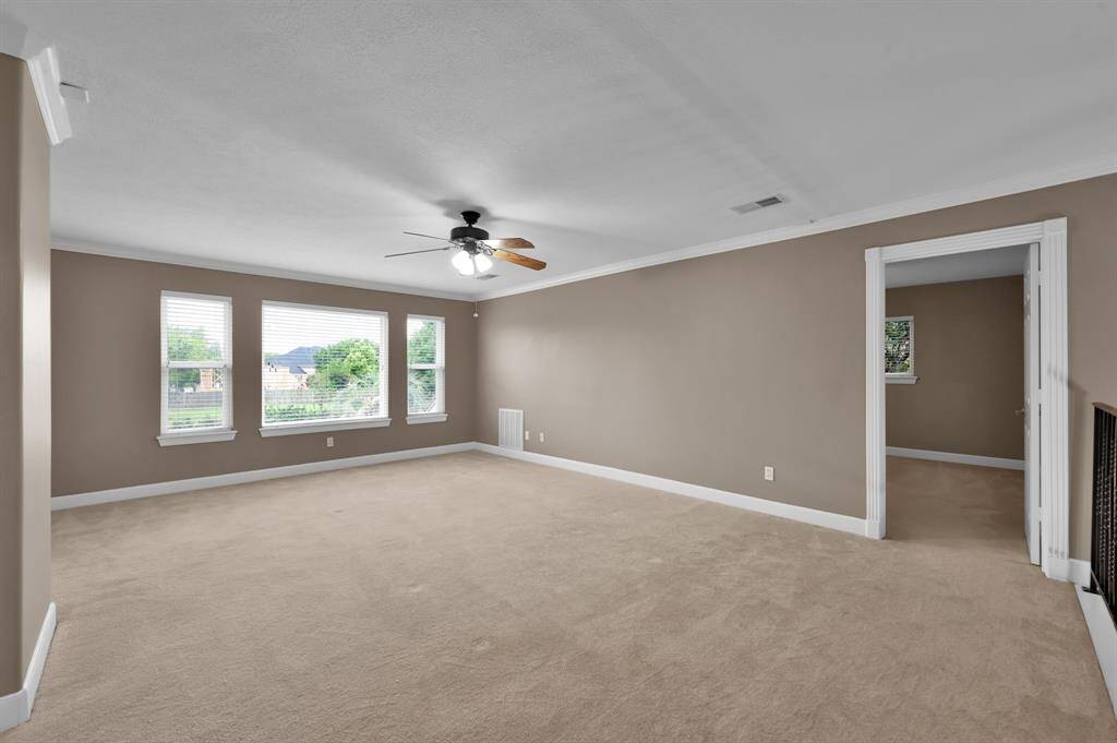 Upstairs game room