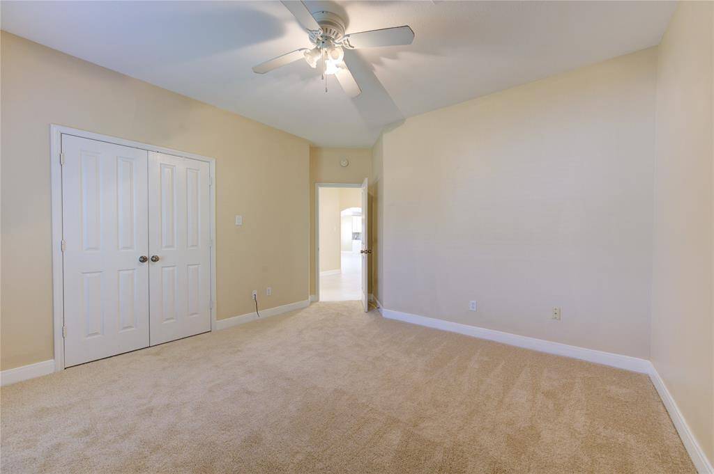 Another view of secondary Bedroom.