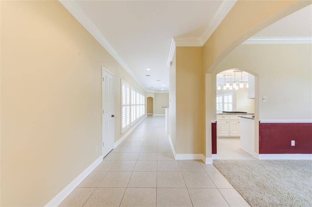 Open layout offers seamless flow between rooms.