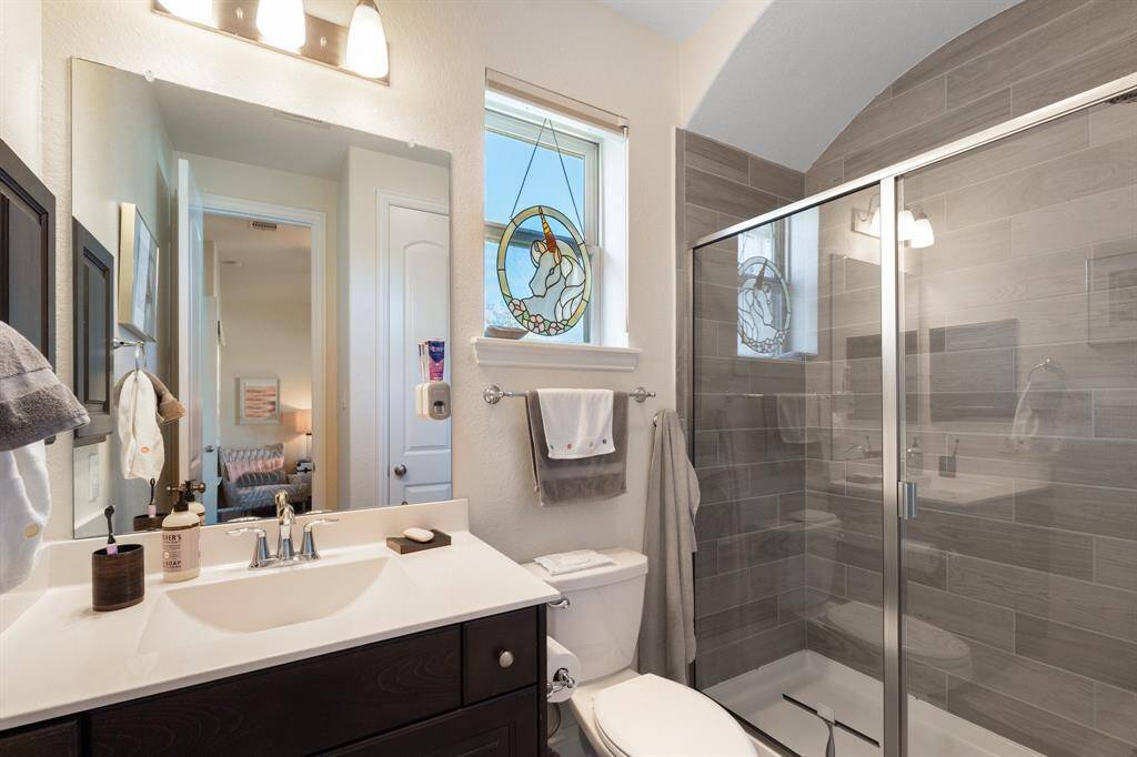 Full bath with shower only.