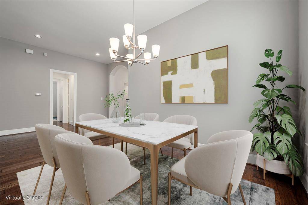 Virtually Staged - Dining Room.