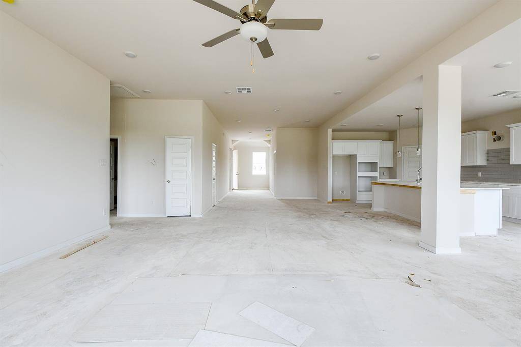 Notice the home has a seamless floor plan for easy access throughout the home.