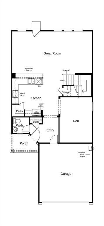 This floor plan features 3 bedrooms, 2 full baths, 1 half bath and over 2,400 square feet of living space.