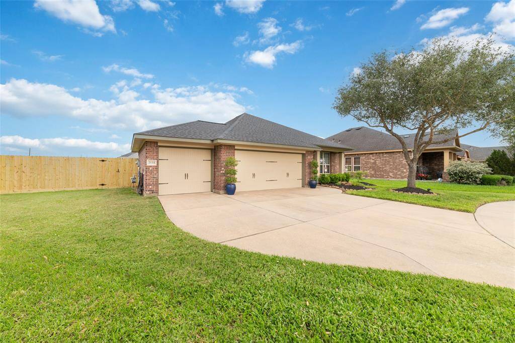 3 car garage attached to the home