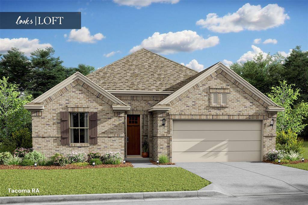Charming Tacoma home design in RA elevation built by K. Hovnanian Homes in the master planned community of Marvida. (*Artist rendering used for illustration purposes only.)