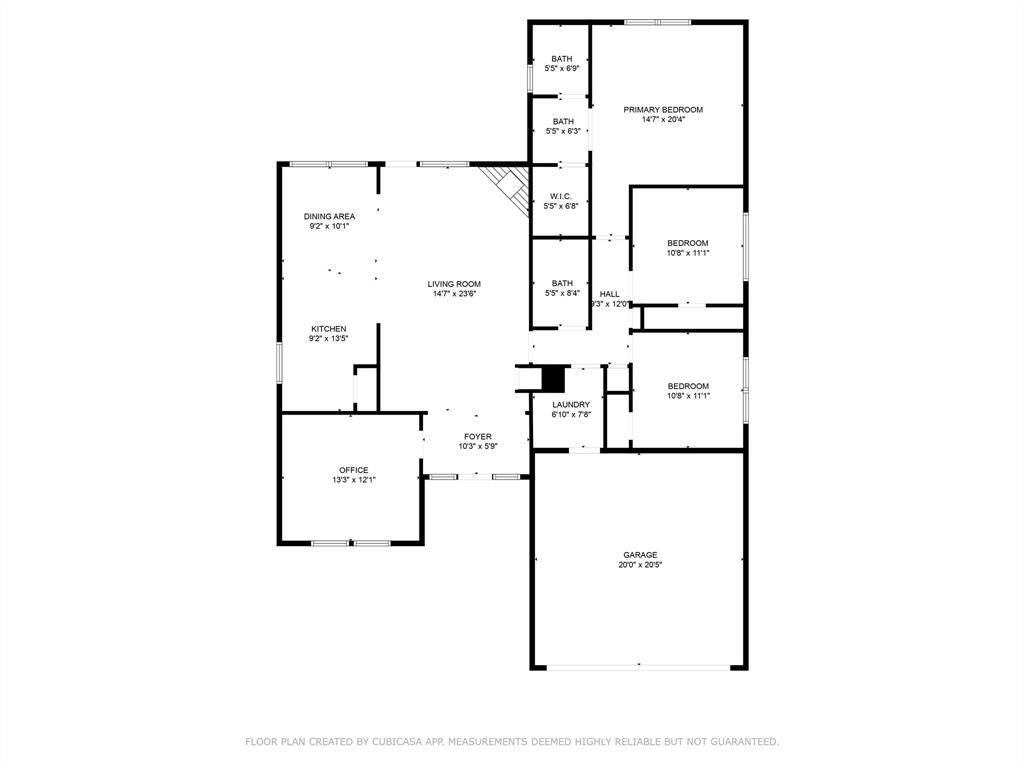Floor plan.