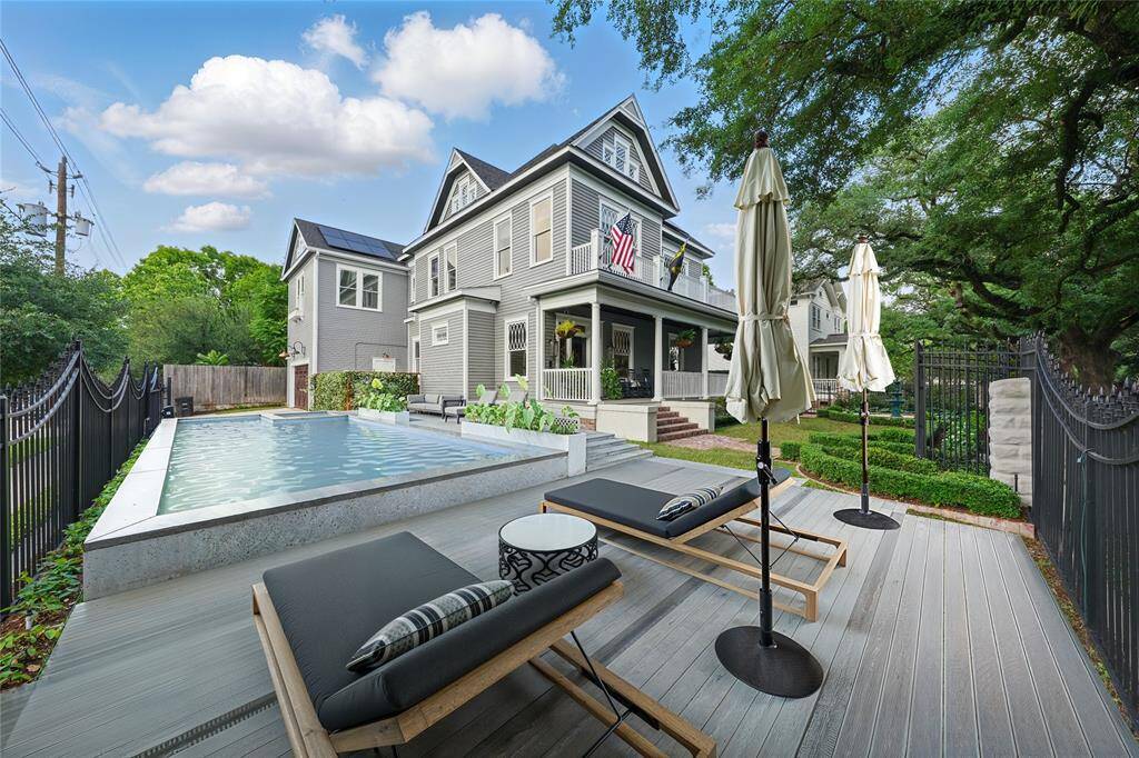This image features a conceptual rendering of a pool, designed to showcase the the potential for outdoor living. The pool is not currently built and is not included in the sale. Buyer to independently verify feasibility, permitting, and associated costs.