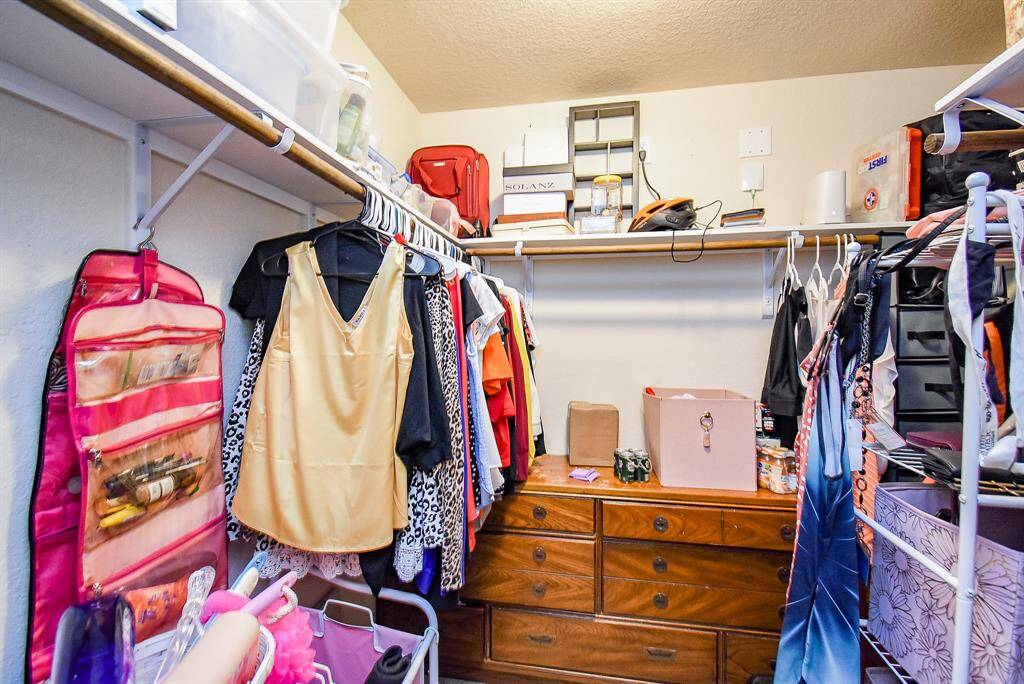 Primary closet