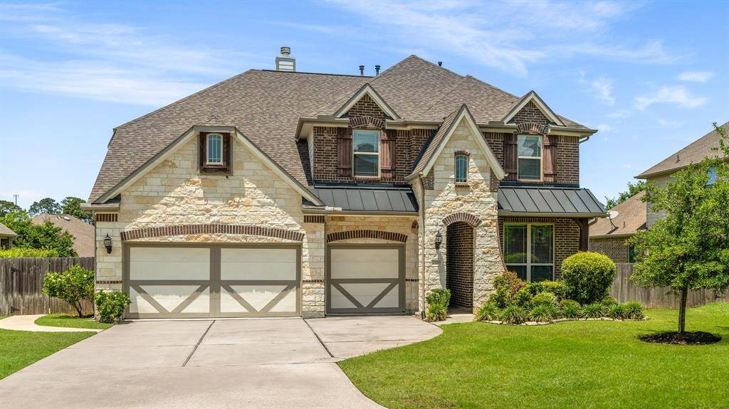 and 3 car garage