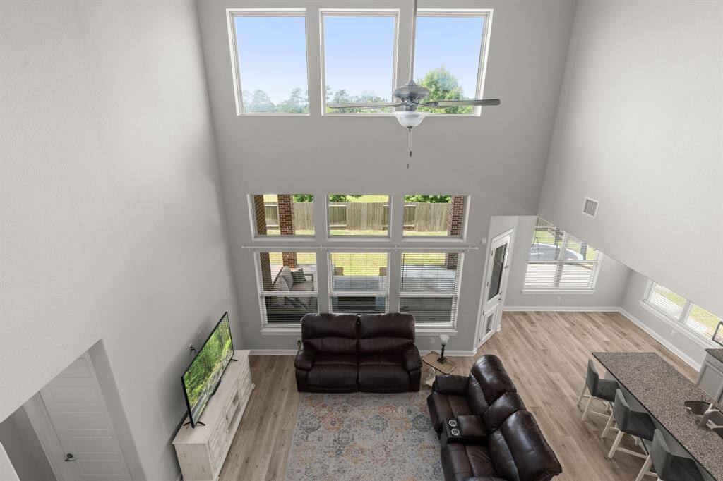view from upstairs game-room/flex-room