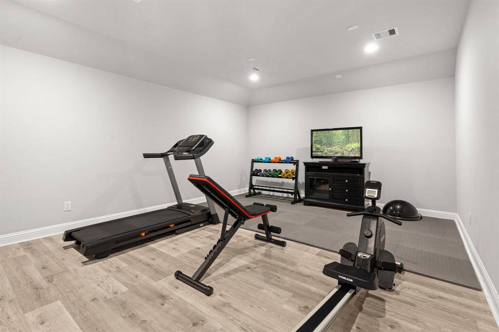 can be media or exercise adding more flex space