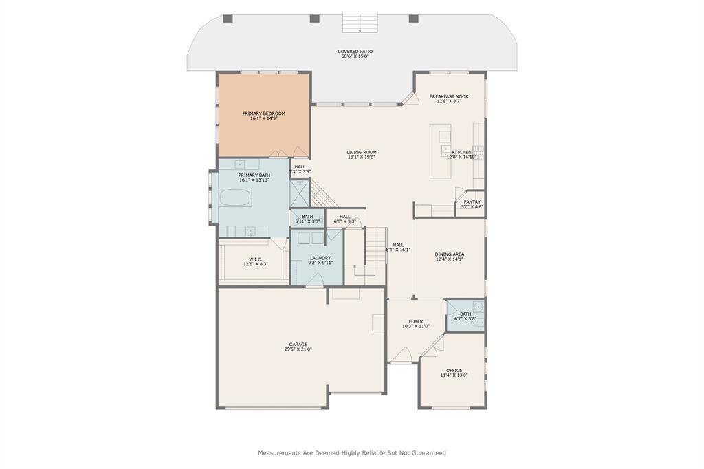 downstairs