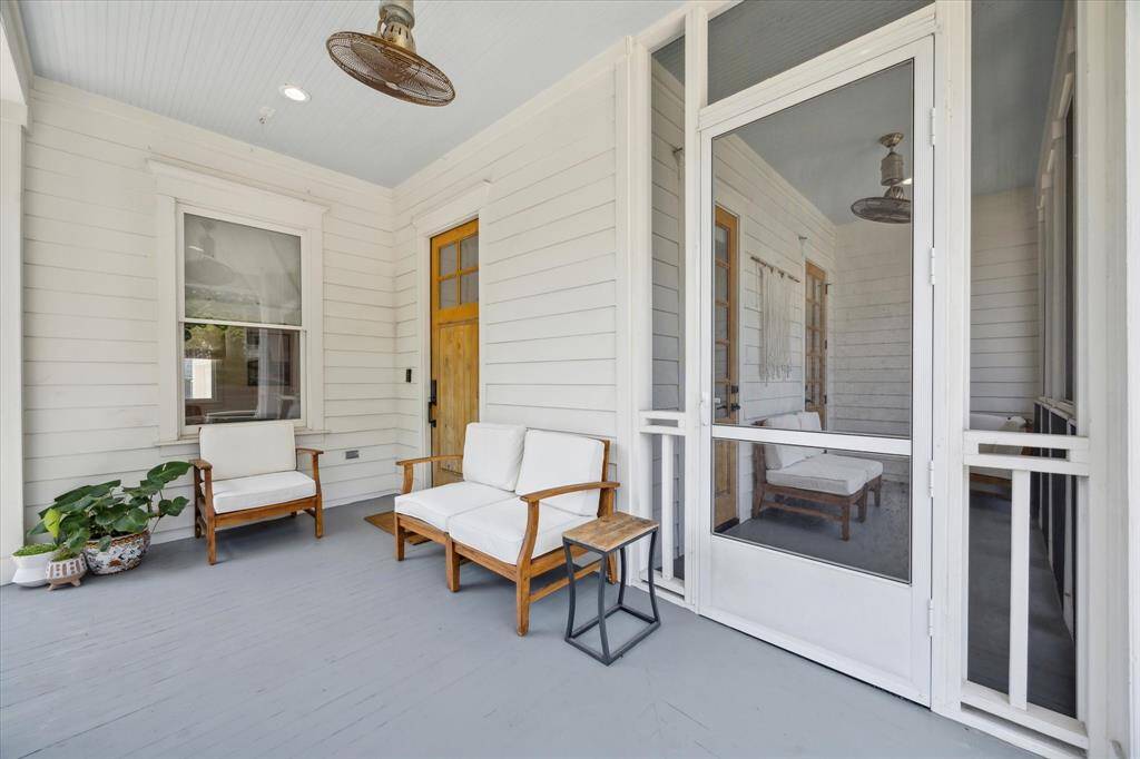 Large front porch