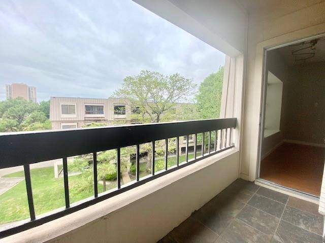 Balcony view to courtyard.