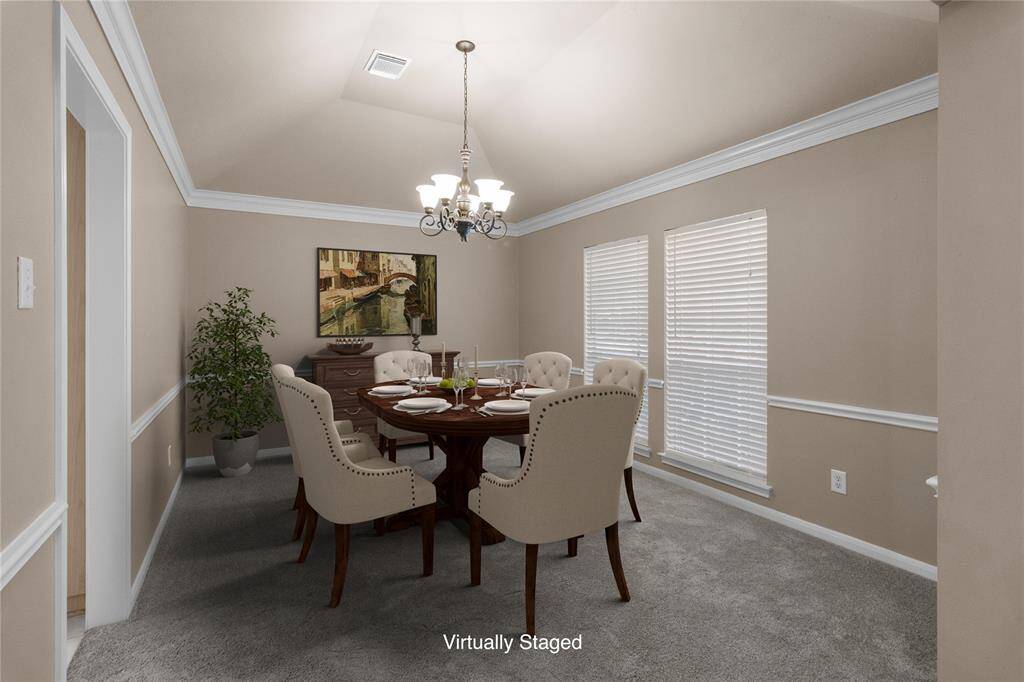 Virtually Staged Formal Dining