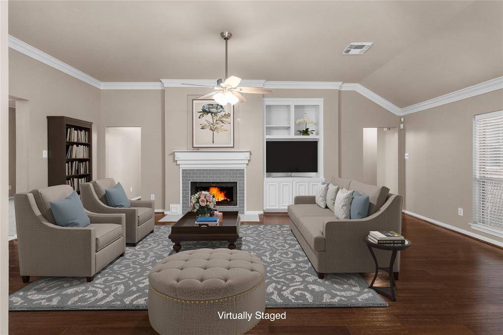 Virtually Staged Living Area