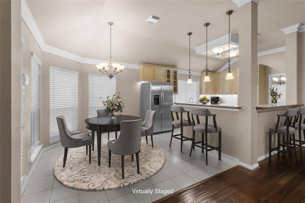 Virtually Staged Dinette