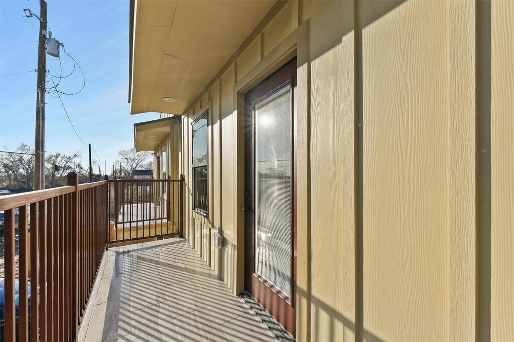 Privet Balcony for the primary bedroom