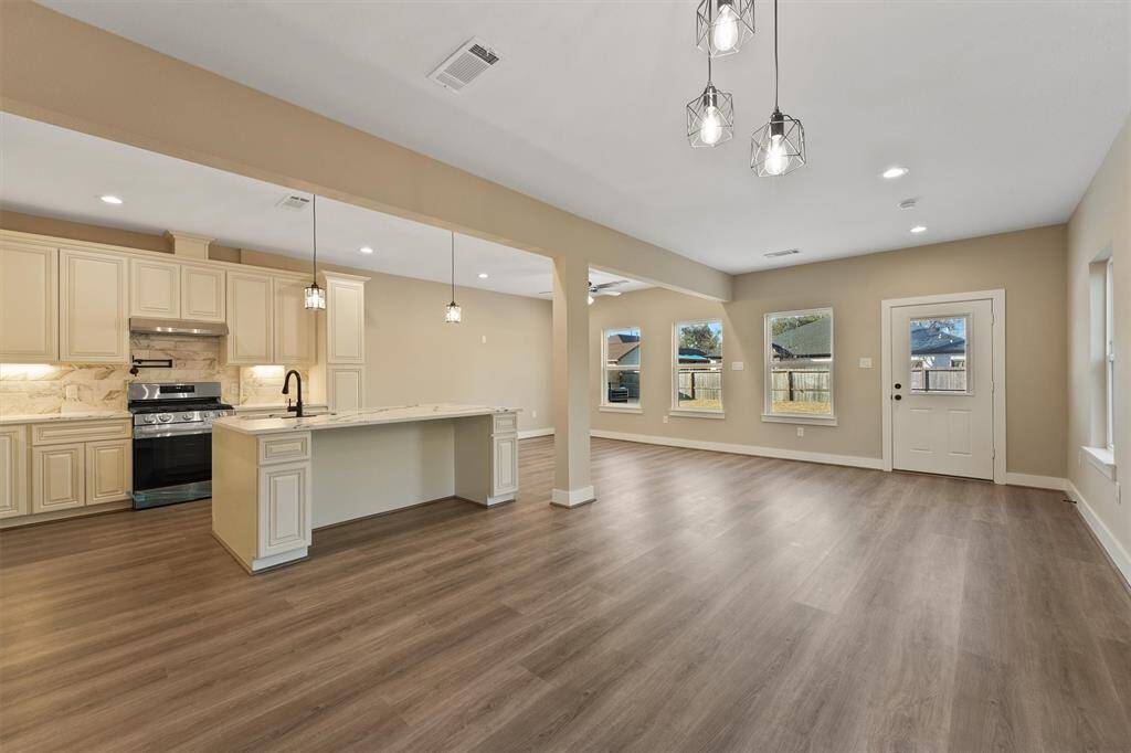 Open floor plan
