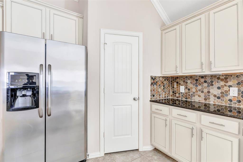 Walk in pantry. Plus additional storage above the refrigerator for holiday items or cooking items.