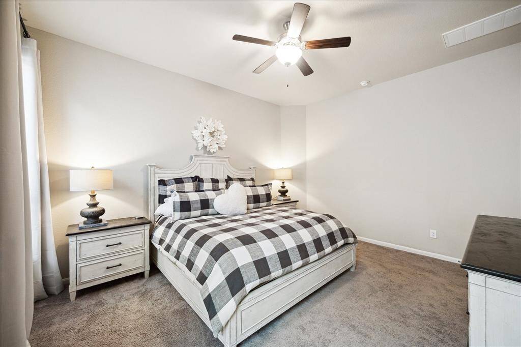 This is the perfect place to begin and end your day with soft neutral tones and plush carpet.