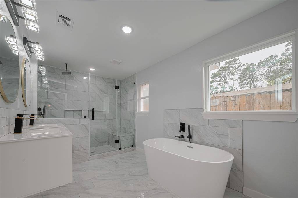 Master bathroom.