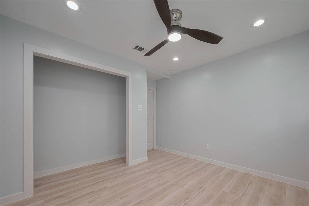 Huge closet space.