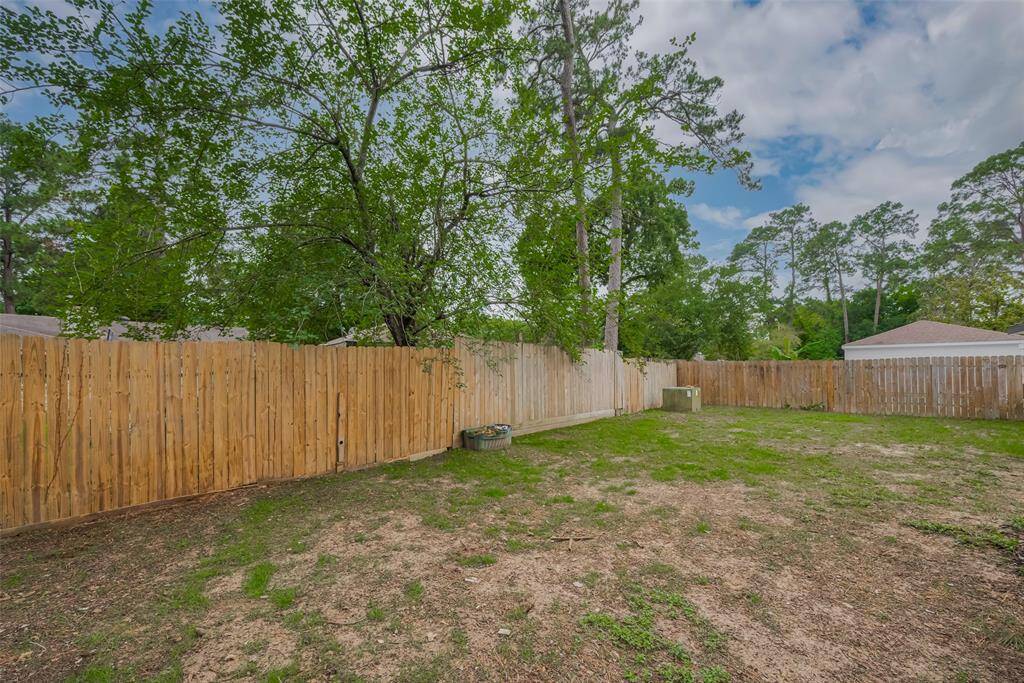 Huge backyard for entertaining friends and family.