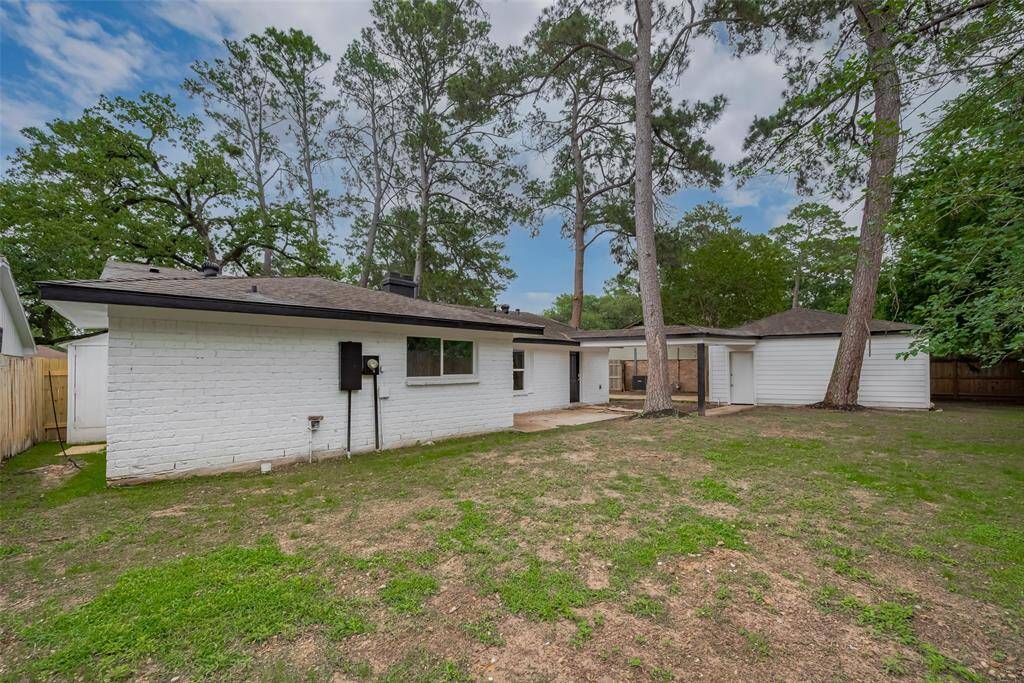Backyard is big enough to have a pool to be placed later.