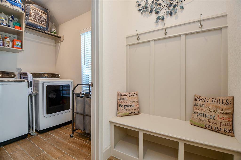 Utility room, with a mud room!