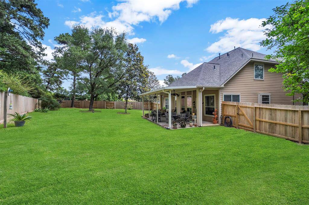 Huge backyard