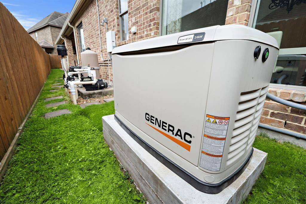 Have peace of mind with Generac whole home backup generator.