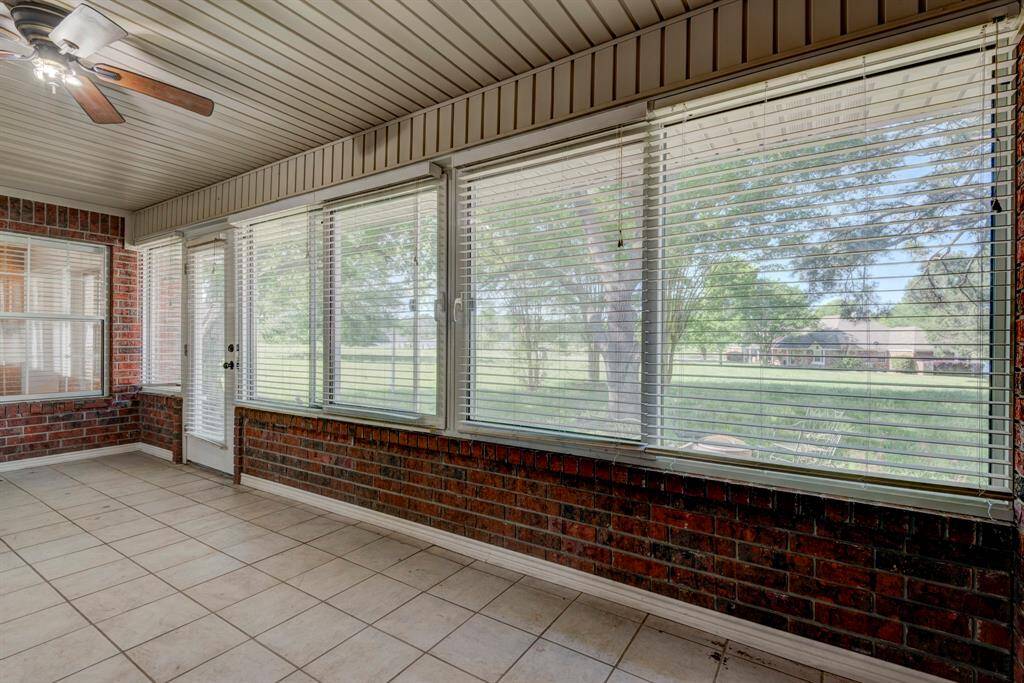 Sunroom from house