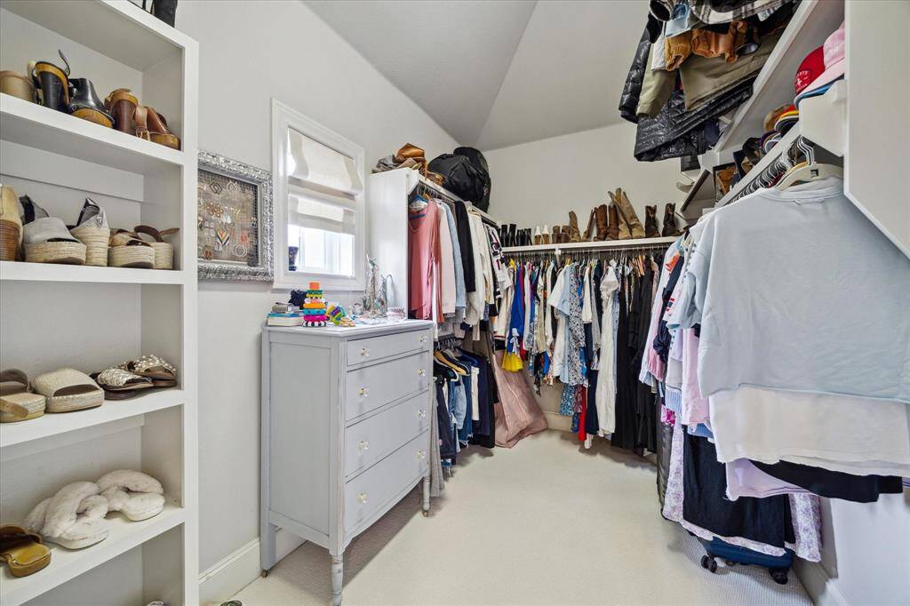 Her primary closet