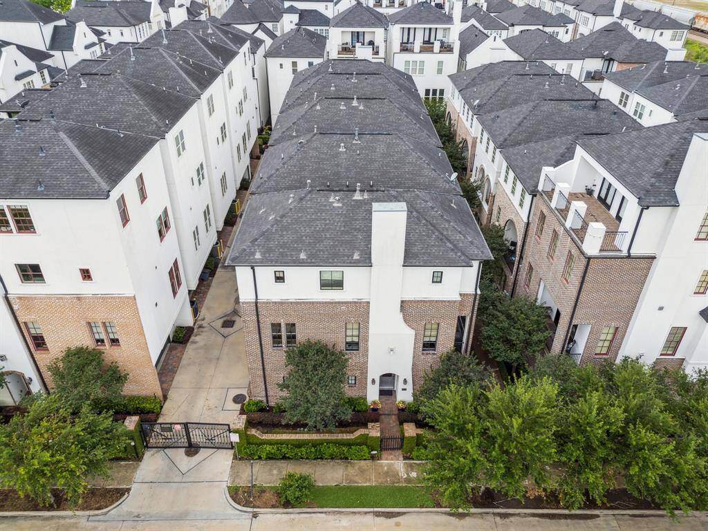 Areal shot of the home right off the main street where all the guest parking is!