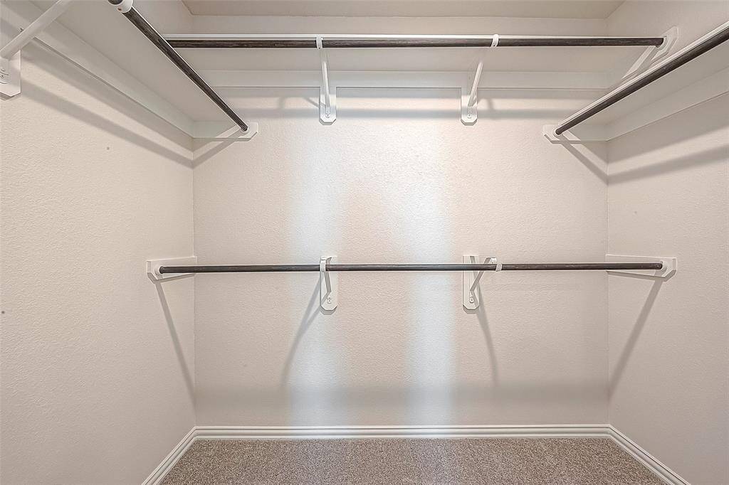 Virtually staged in primary bedroom