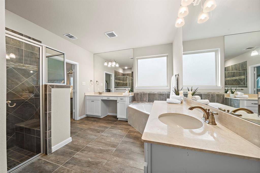 Another view of the primary bathroom.
