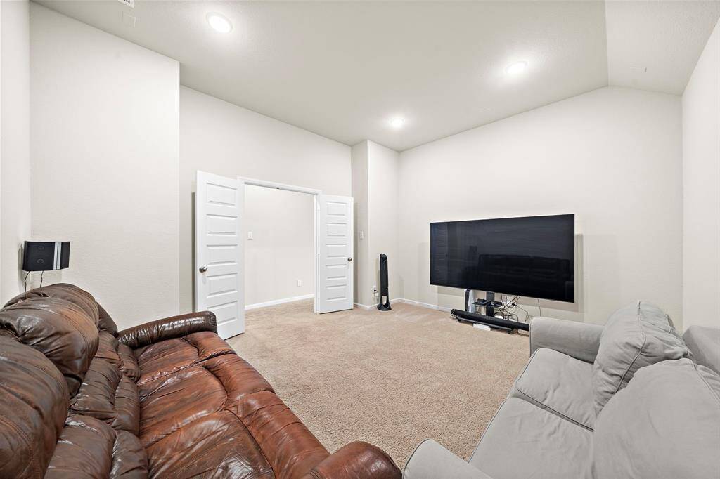 Media room located on the 2nd floor.