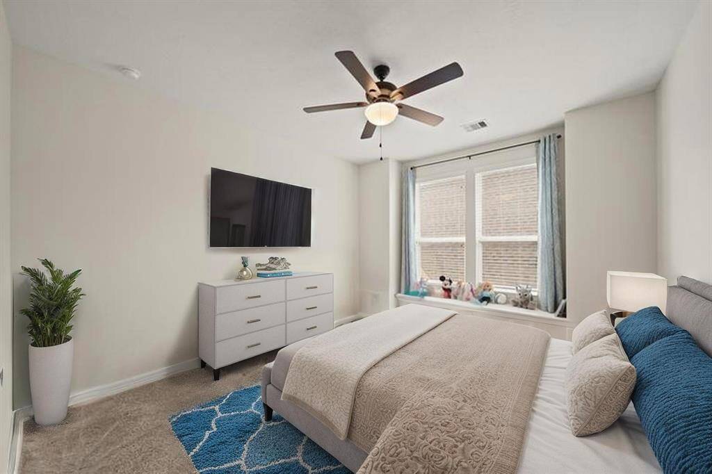 Virtually Staged: Secondary Bedroom