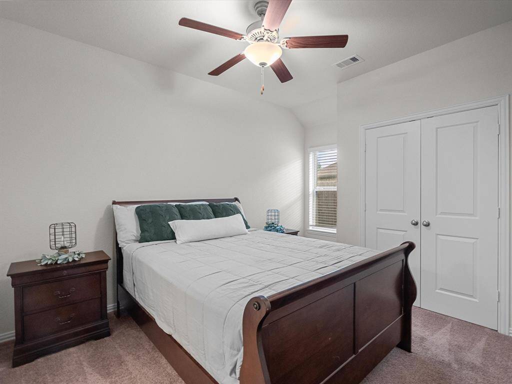 Bedroom# 3 with a walk in closet.