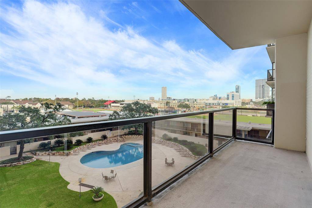 Northeast views overlooking the pool.
