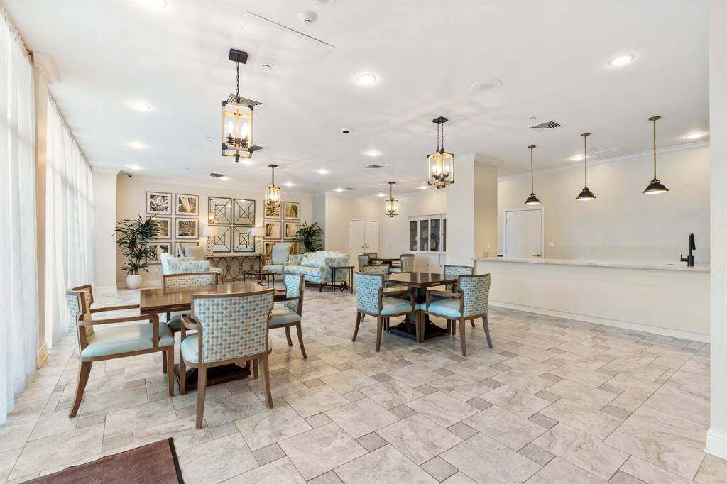 Party room with caterers kitchen.
