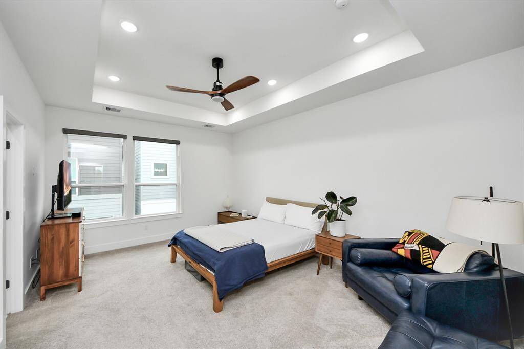 Primary bedroom on the 3rd floor