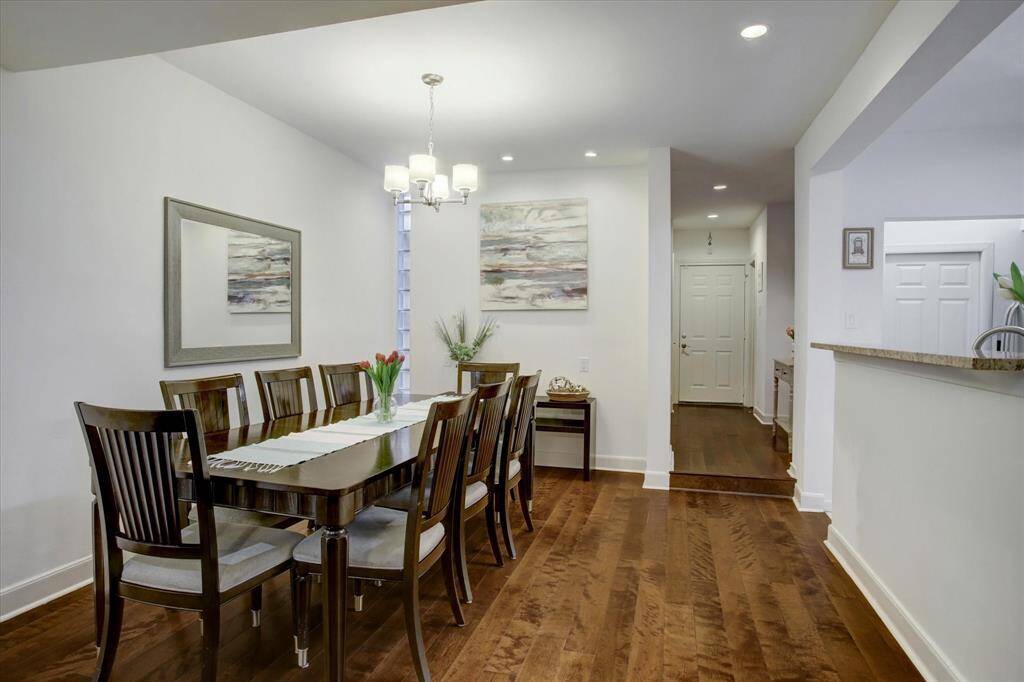 Dining area off of kitchen/living