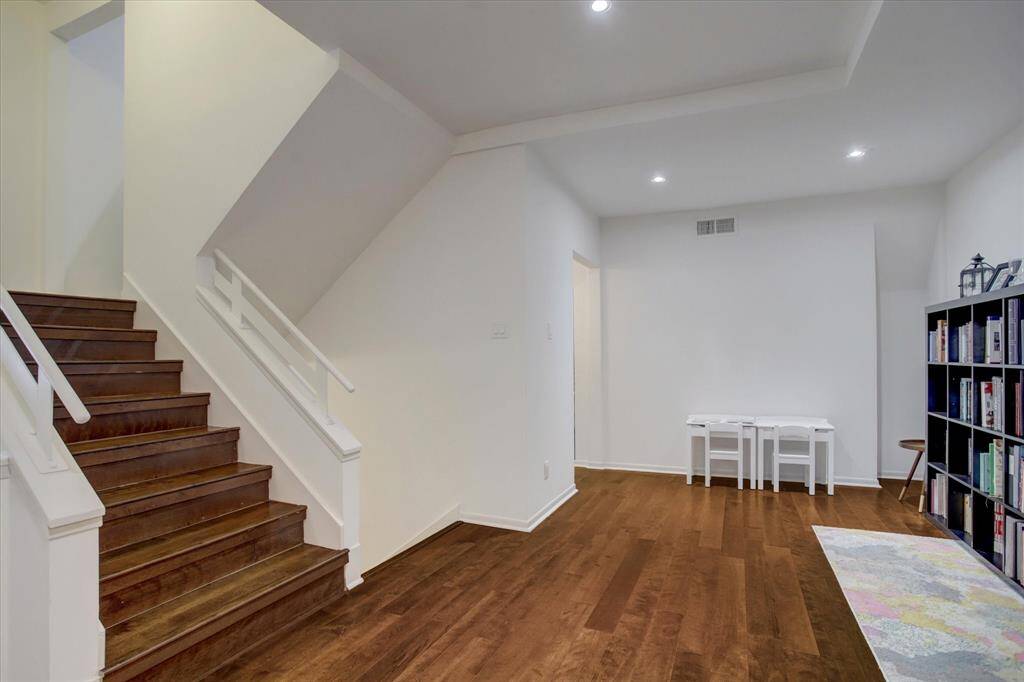 Second floor landing and second living room area