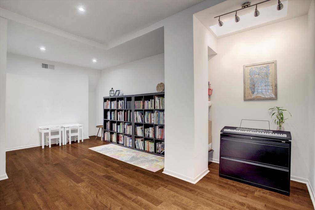 Second floor landing and second living room area